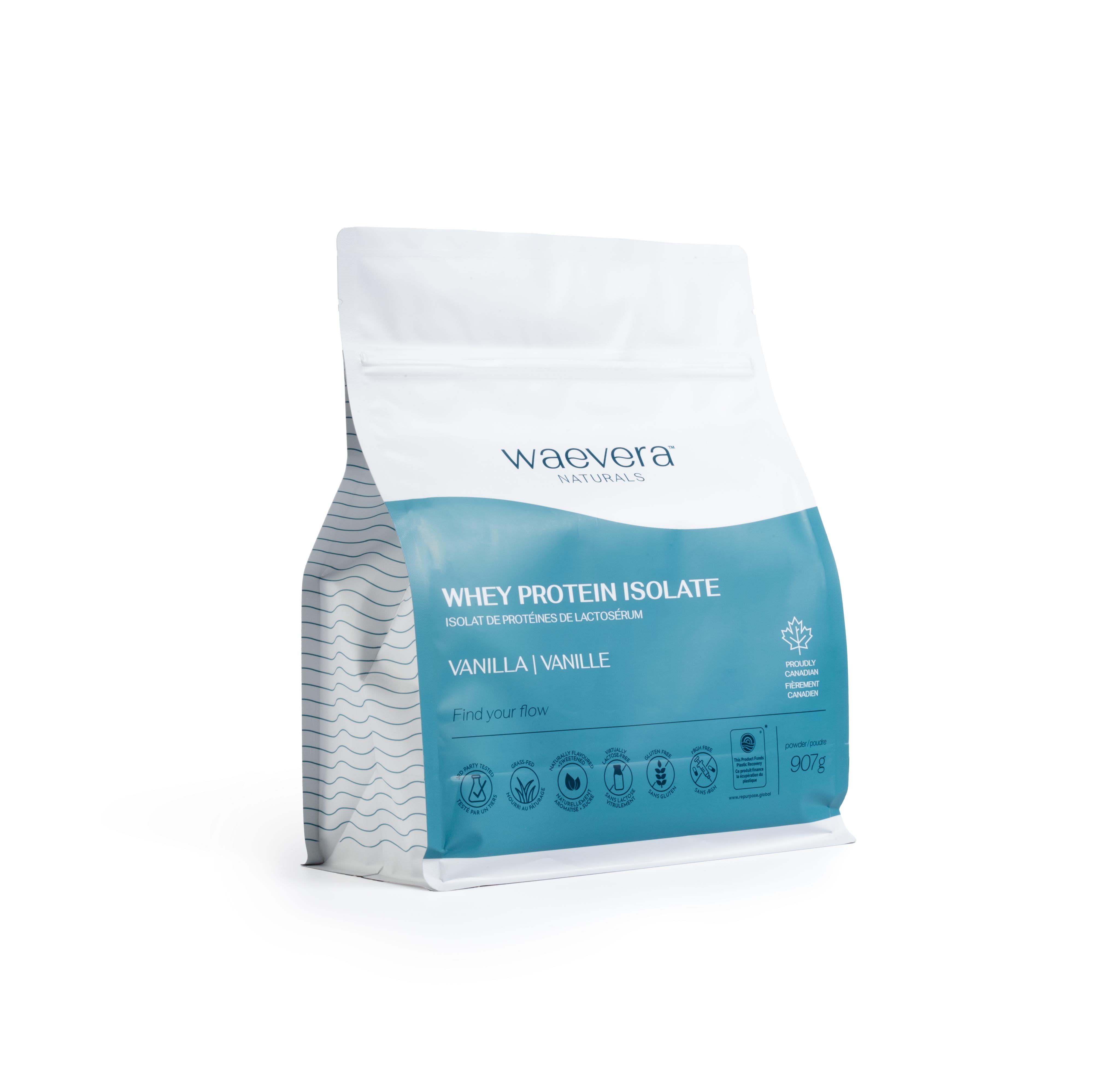 waevera Vanilla Whey Protein Isolate (2lb)