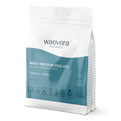 waevera Vanilla Whey Protein Isolate in a 2lb bag