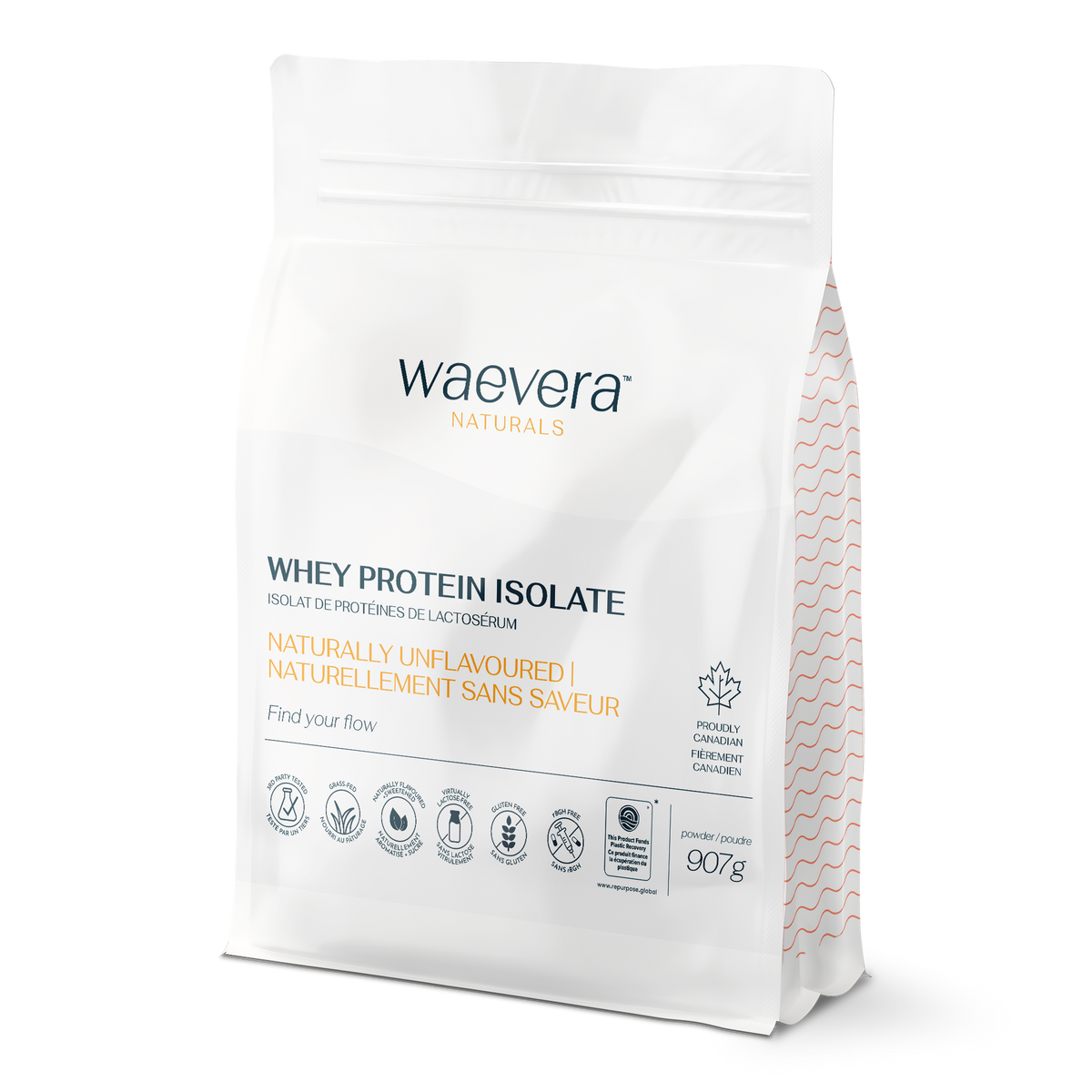 waevera Naturally Unflavoured Whey Protein Isolate (2lb)