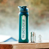 waevera Glass Shaker Bottle