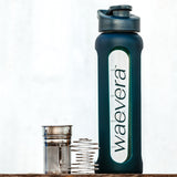 waevera Glass Shaker Bottle