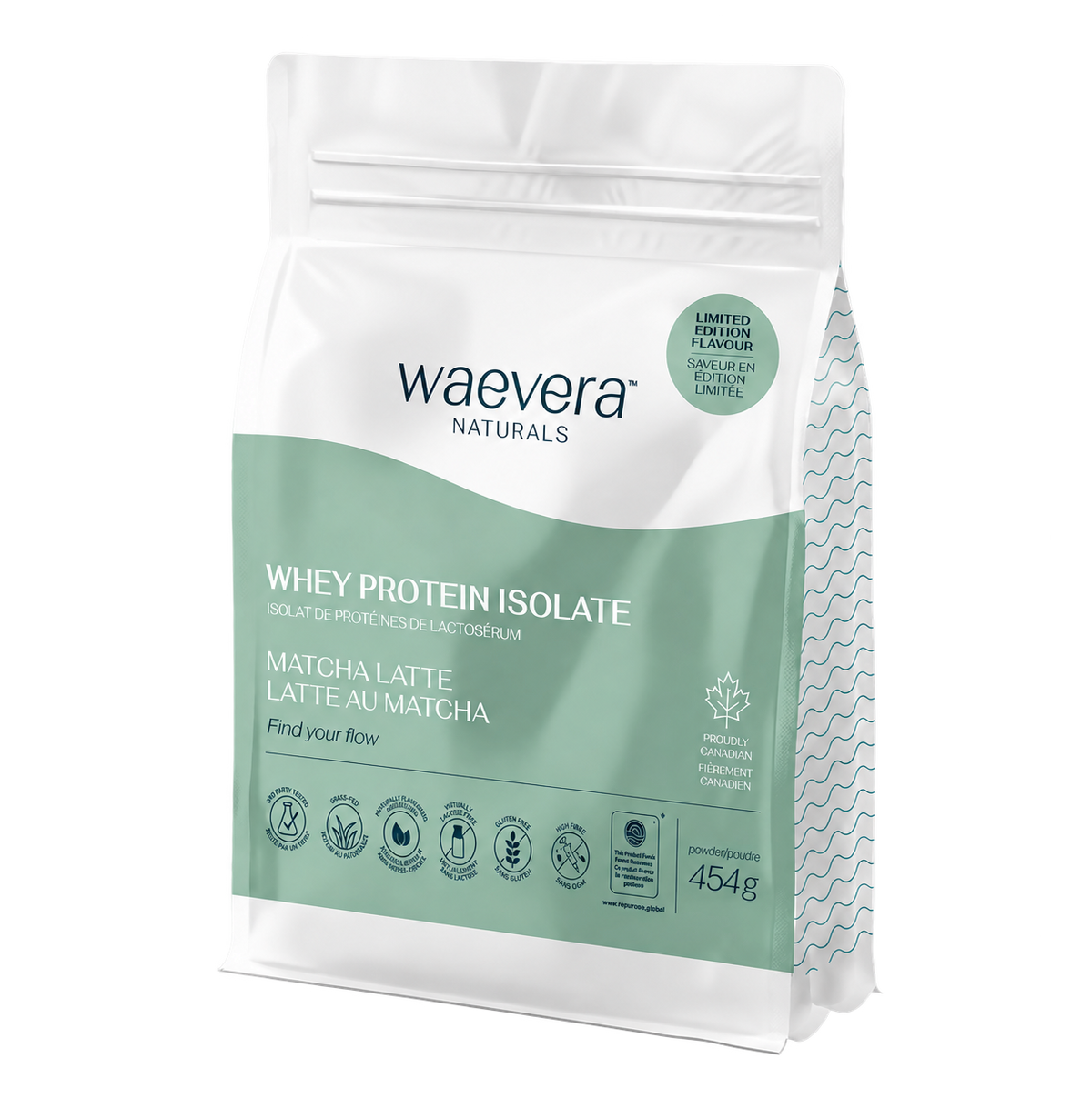 Matcha Latte Whey Protein Isolate 454g